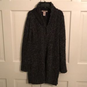 Long sweater and cardigan